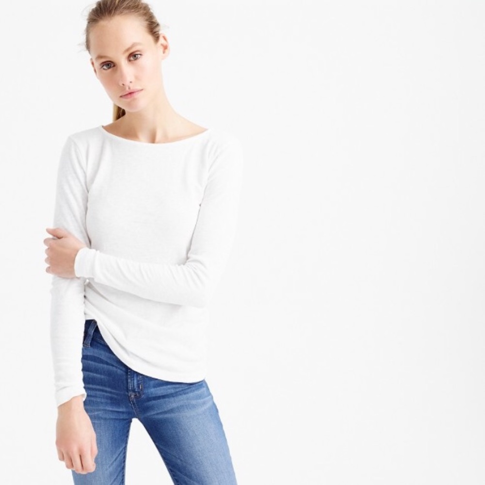 SOLD White J. Crew Painter Tee