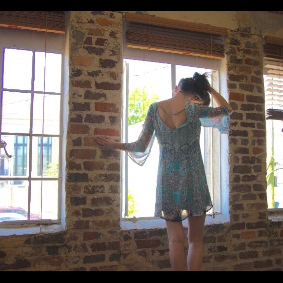 Flowy Boho Mini Dress✨ - Picture 2 of 4