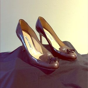 Manolo Blahnik Patent Leather Heels