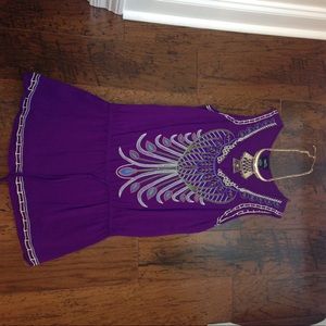 Sale!! Beautiful Bohemian Bright purple tunic top