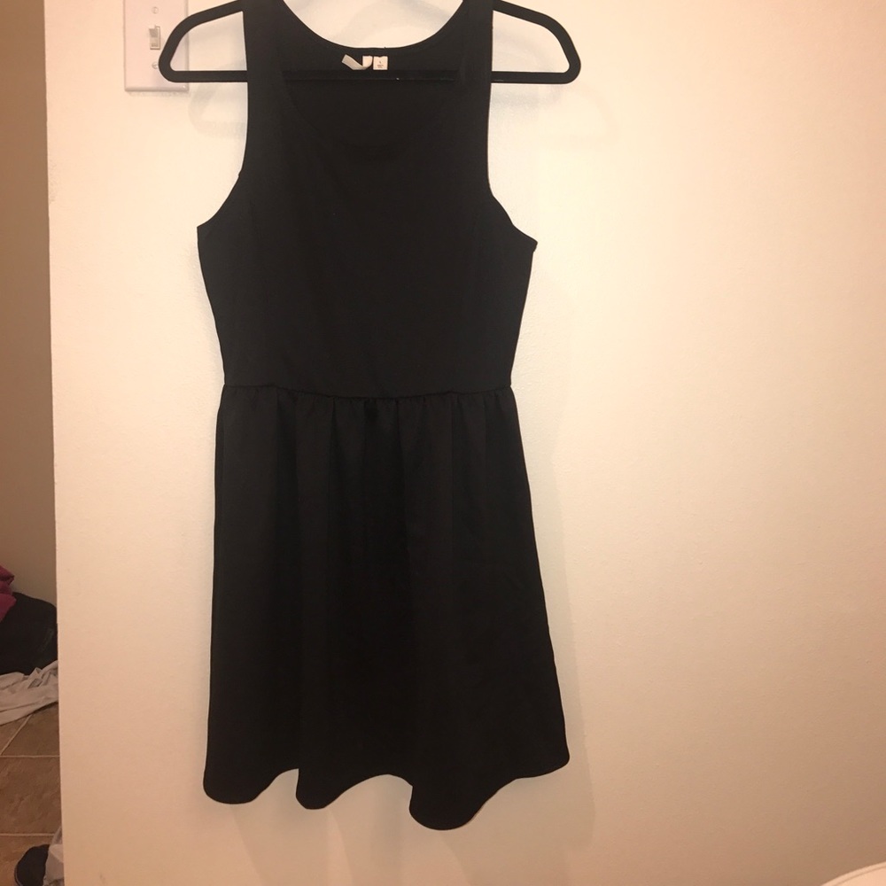 Nordstrom - Frenchi - Black Skater Dress