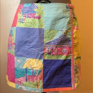 Lilly Pulitzer Vintage Patchwork Skort Final $⬇️