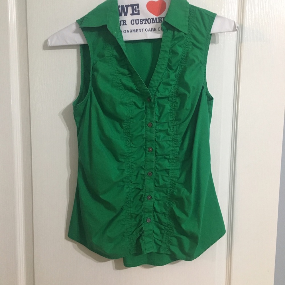 Express M Kelly Green Top