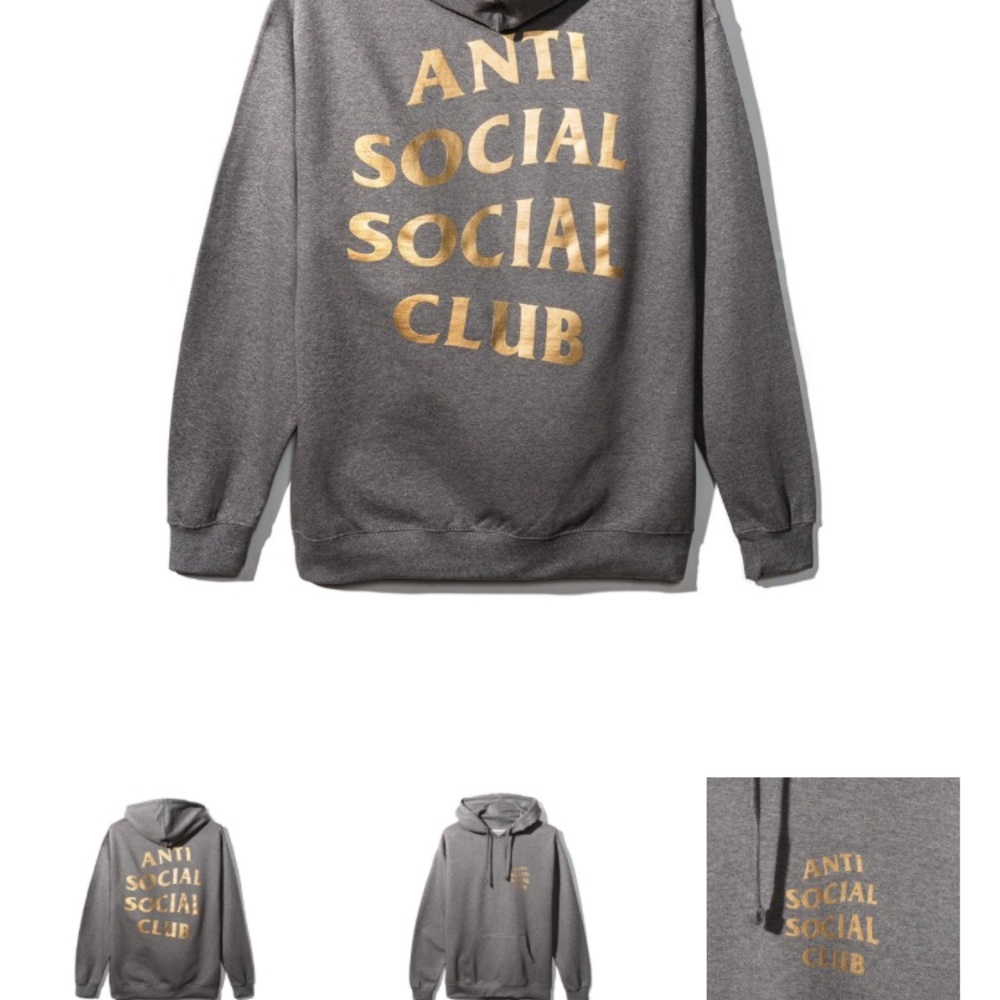 Antisocialsocialclub "metal gear" hoodie