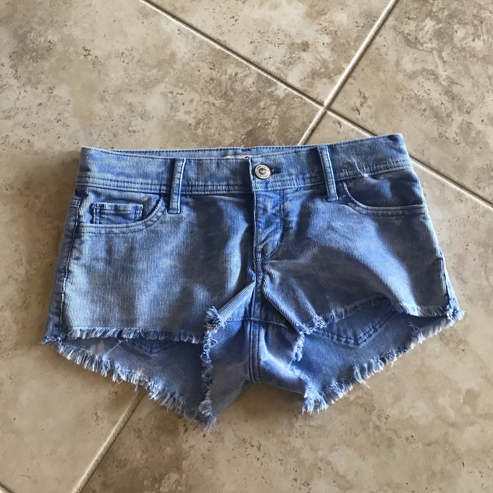 Blue hollister shorts