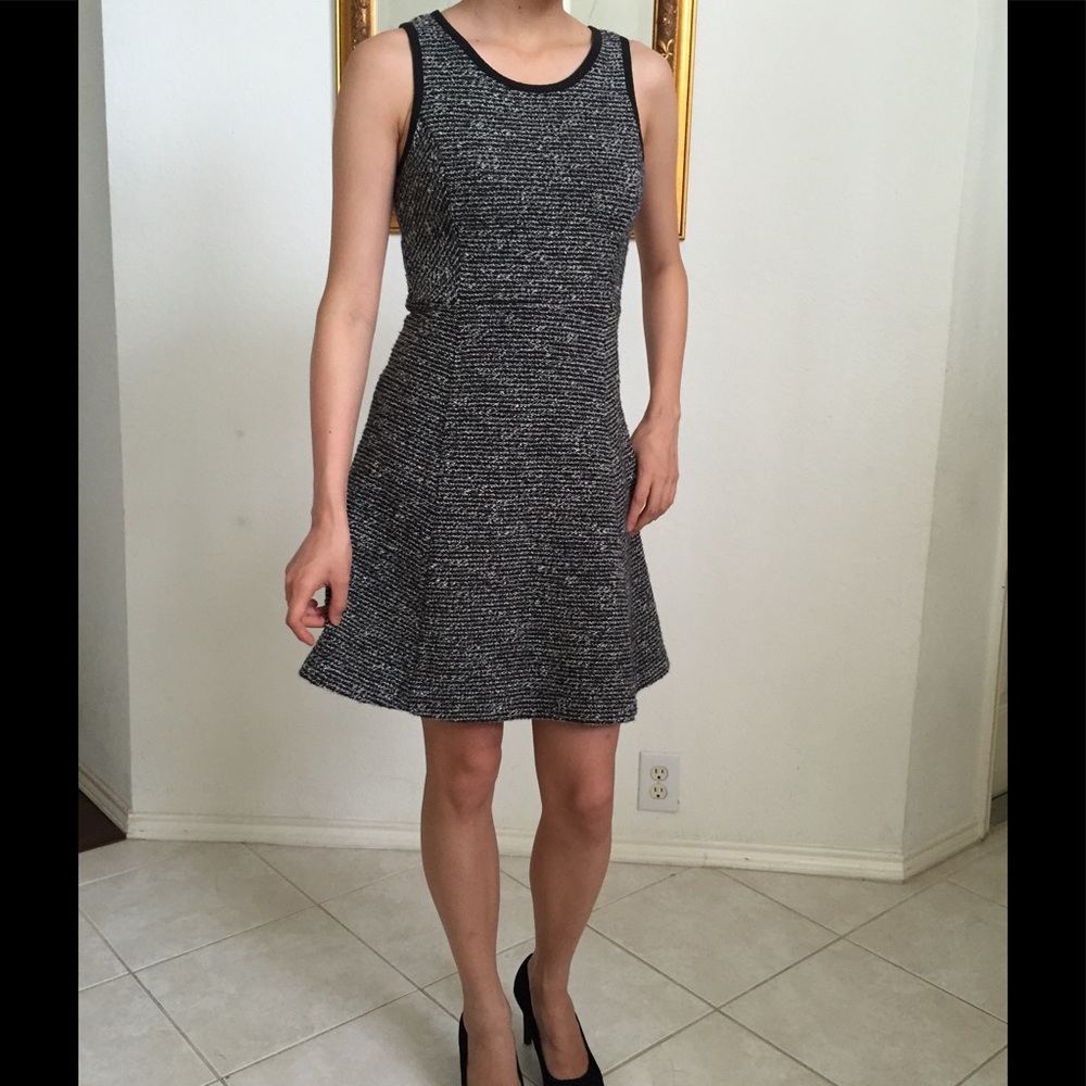 J.Crew - Striped Tweed-Like Fit & Flare - Sz 0