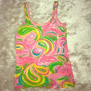 Lilly Pulitzer Paisley Tank Size M