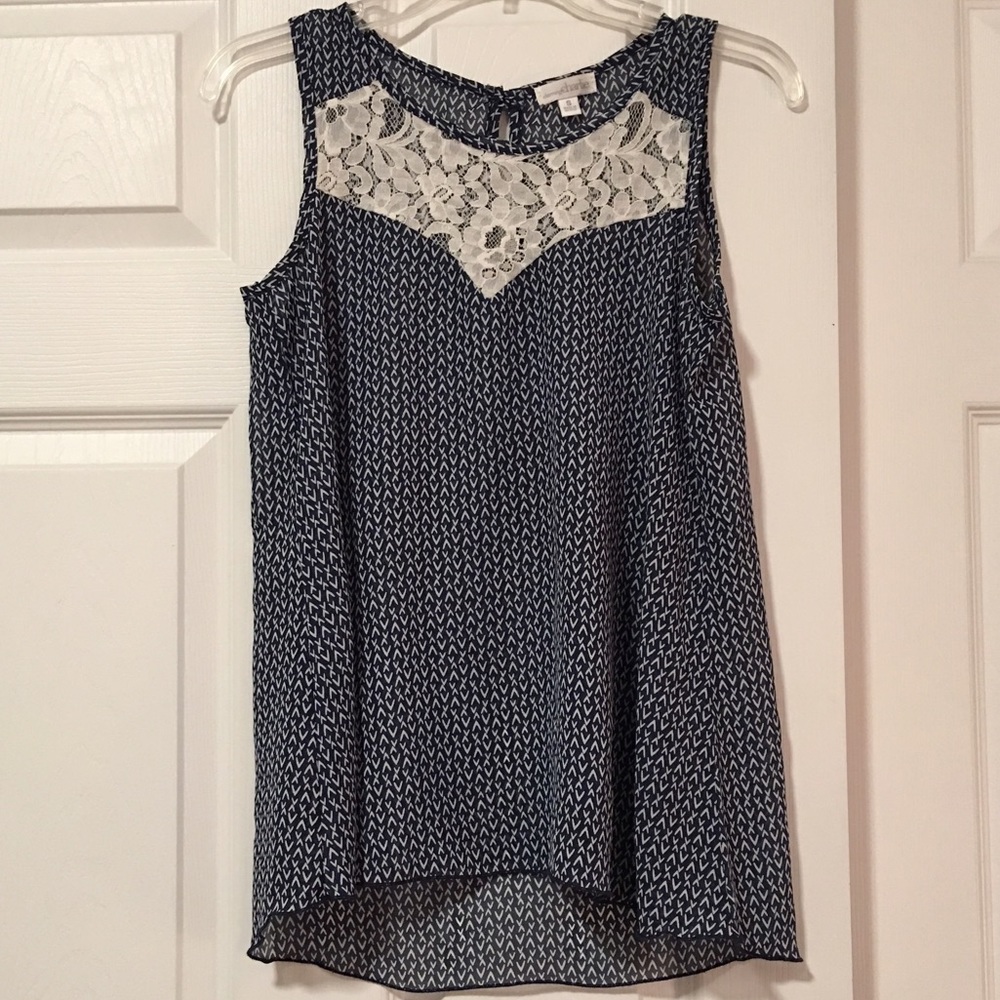 Charming Charlie sheer tank top