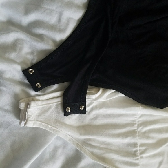 2FOR $20| DELIGHTED IVORY LACE UP BODYSUIT - Picture 7 of 7