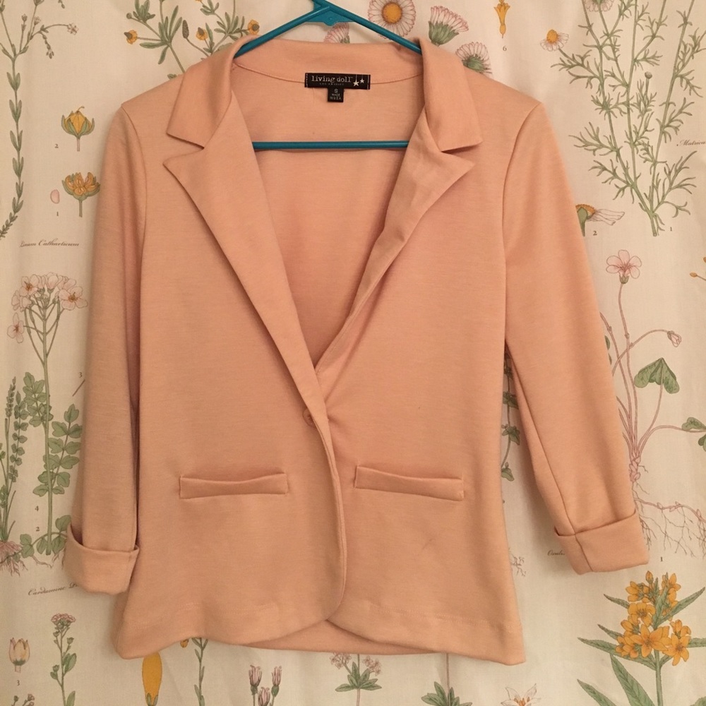 Pink blazer