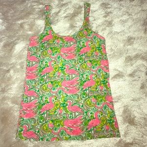 Lilly Pulitzer Flamingo Tank top size Small