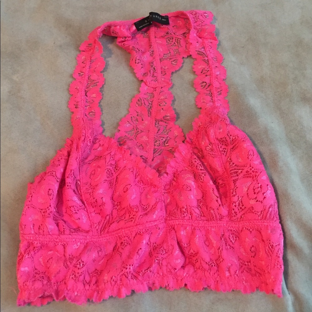 Pink bralette