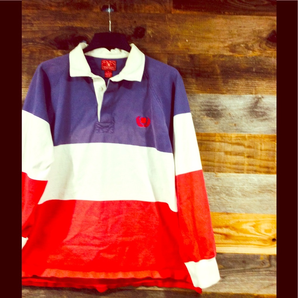 Vintage. Long sleeve, polo. LUCKY BRAND