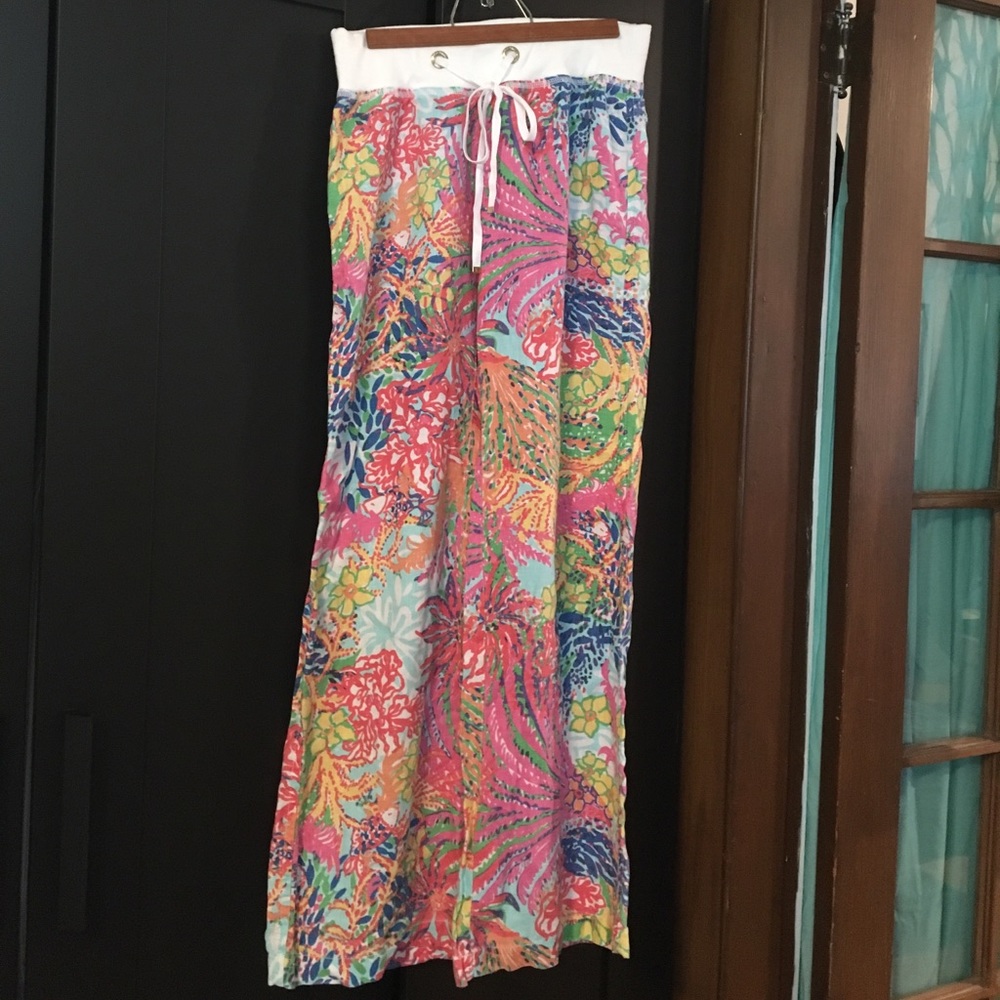Lilly Pulitzer Linen Beach Pants