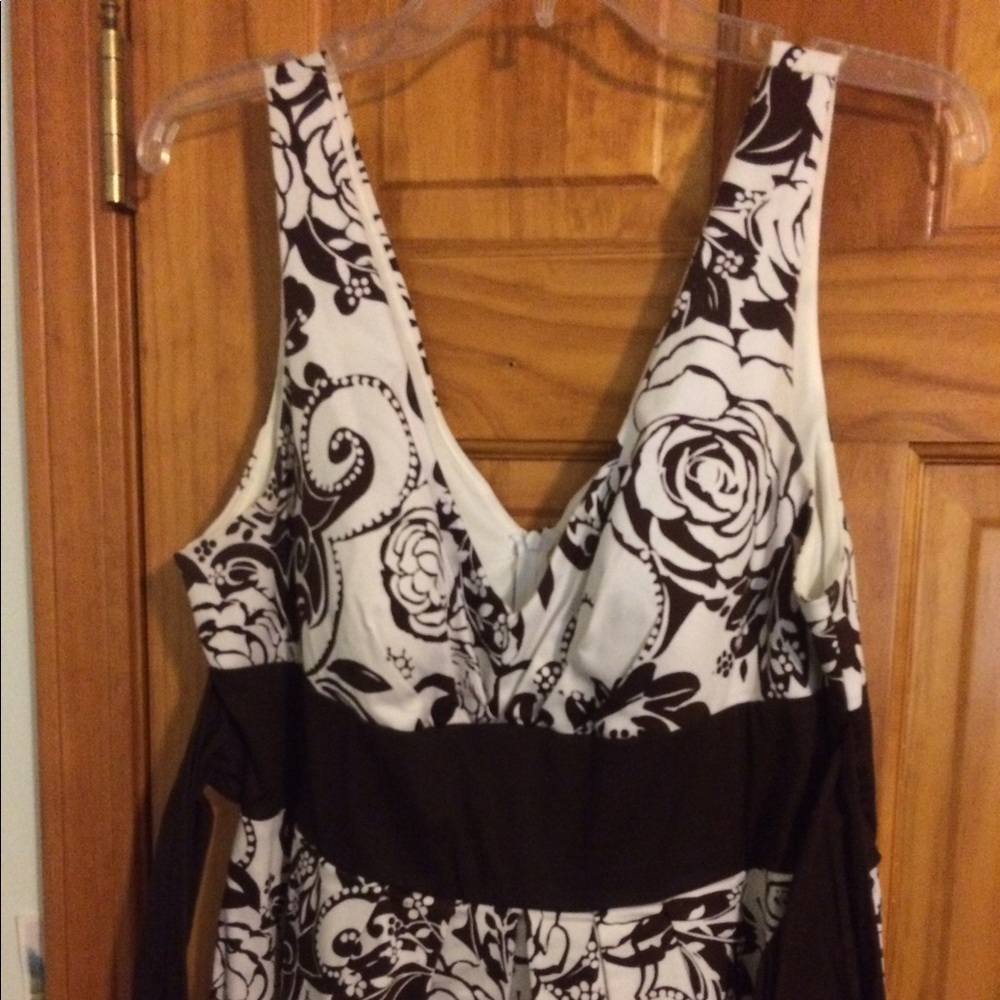 Sundress with attached sash