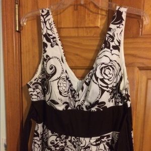 Sundress with attached sash