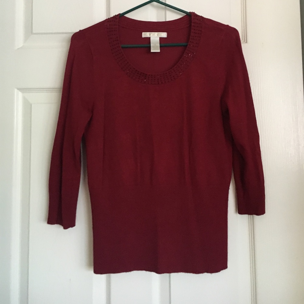 Red sweater