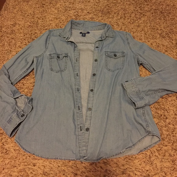 🇺🇸❤️Sale❤️🇺🇸 Old Navy Chambray Shirt - Picture 4 of 5