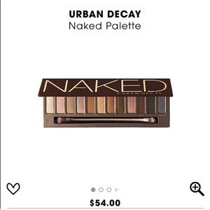 NEW IN BOX(never used) Urban Decay Naked palette