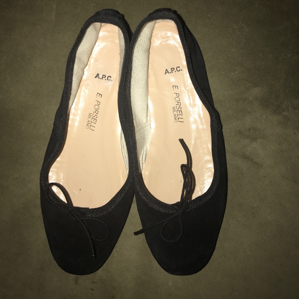 A.P.C. E Porselli ballet flats