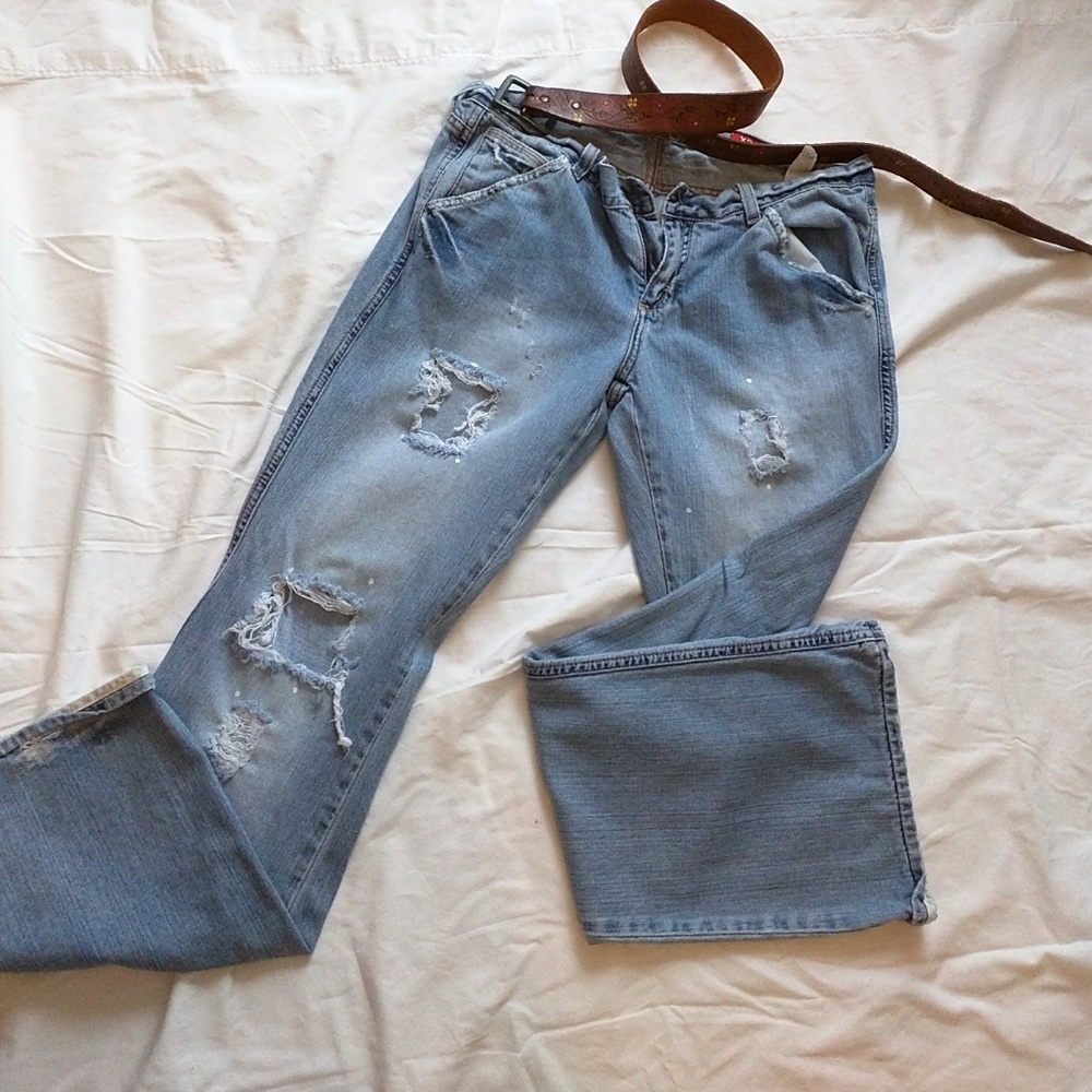 Express distressed jeans
