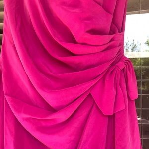 Dresses - NET VINTAGE Hot Pink Strapless Dress Dresses - NET VINTAGE Hot Pink Strapless Dress
