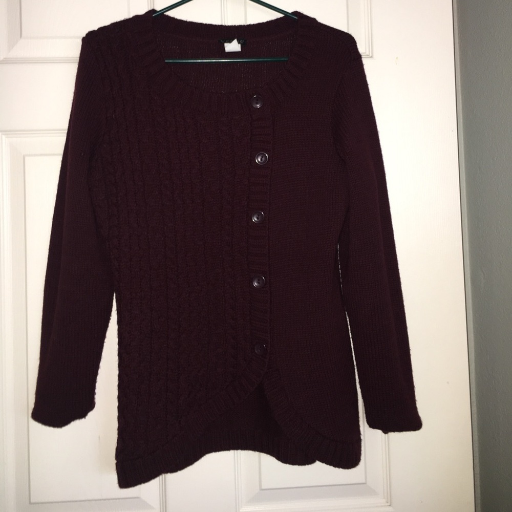 Burgundy sweater