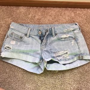 American eagle jean shorts
