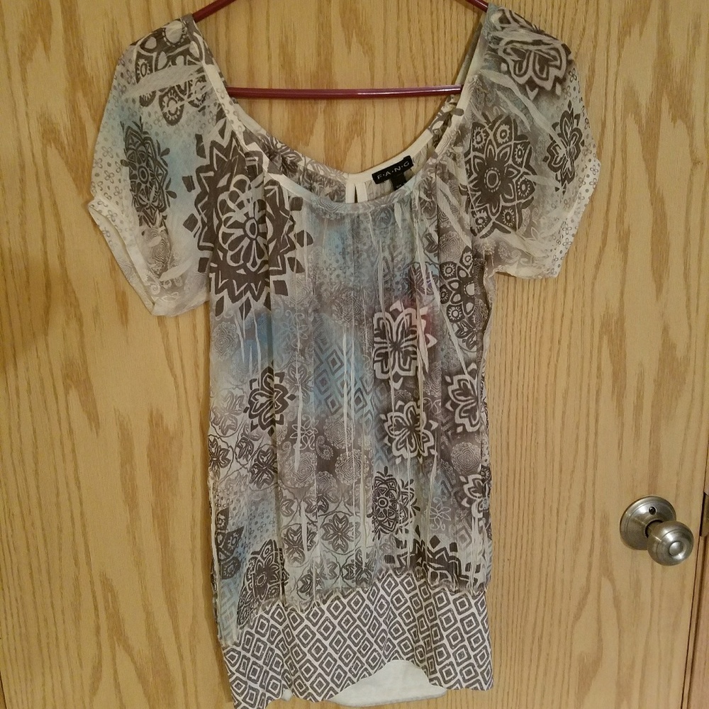 Gypsy Style Fang Brand Delicate Blouse