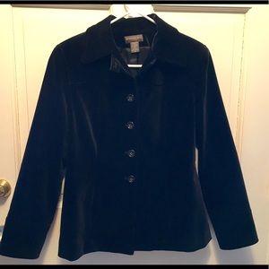 Gorgeous Banana Republic black velvet blazer! Sz 4