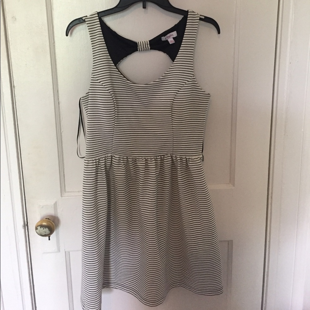 Stripped dress size L