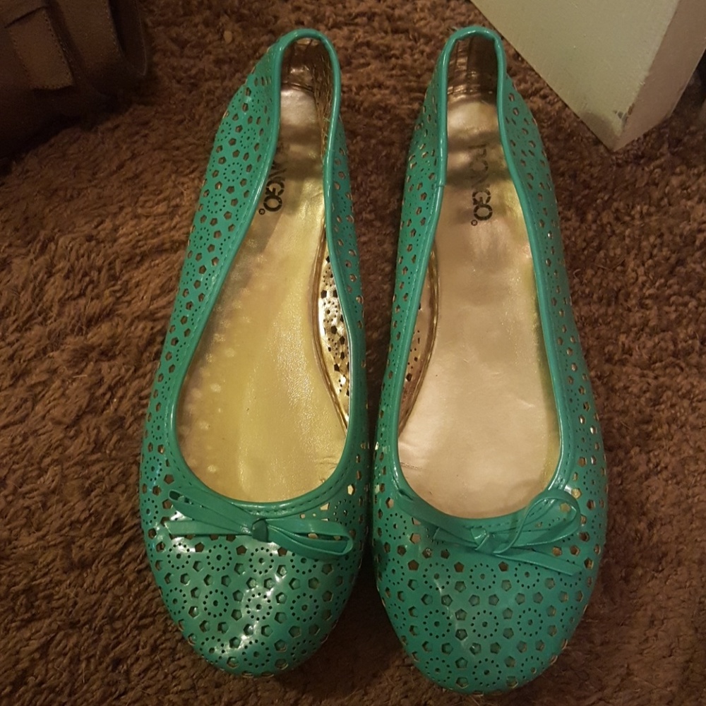 Blue flats