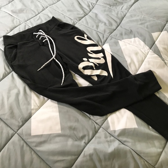 PINK Victoria's Secret Pants - 🖤PINK LACE UP🖤