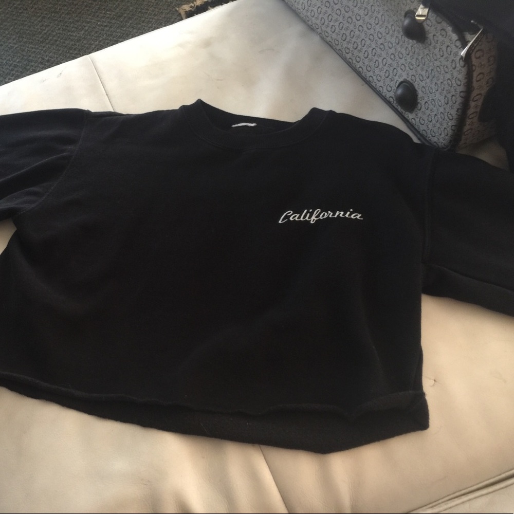 California cropped sweater