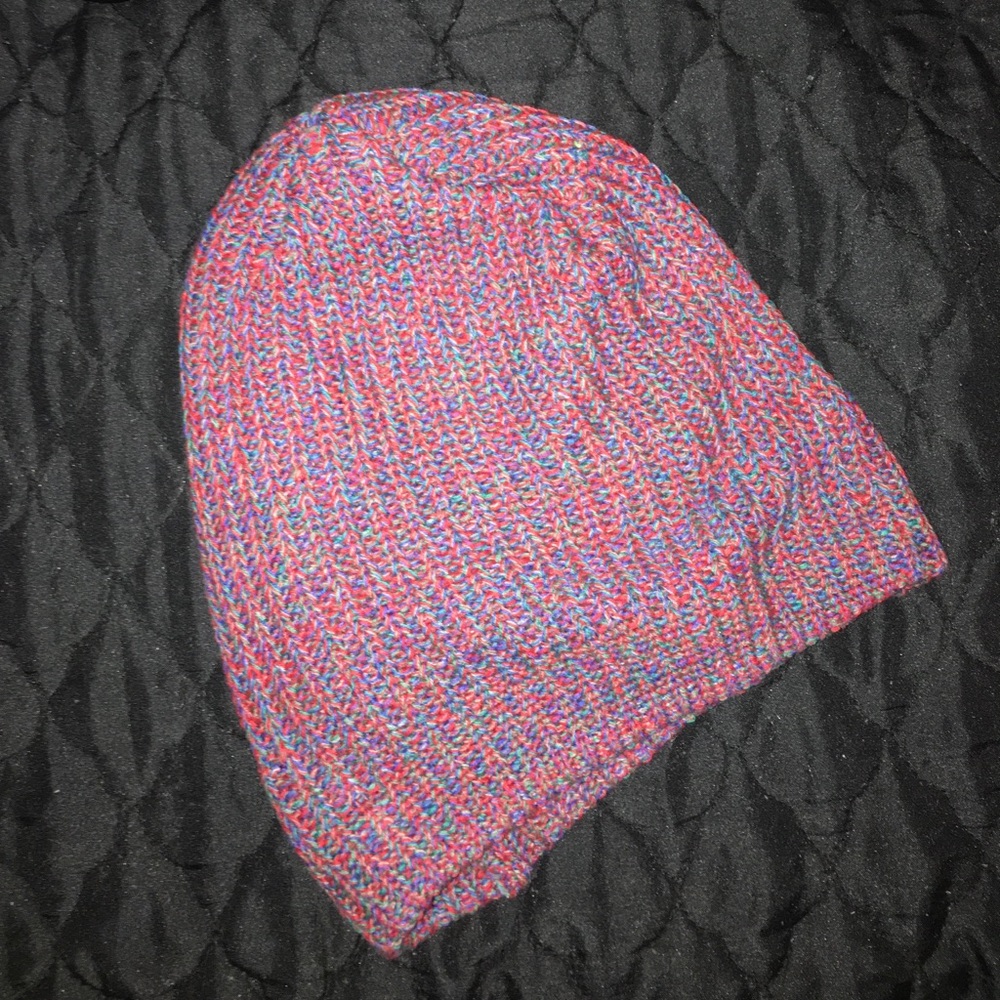 2 HATS FOR 1 MultiColored Beanie AA