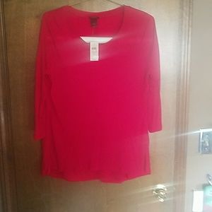 Red long sleeve shirt