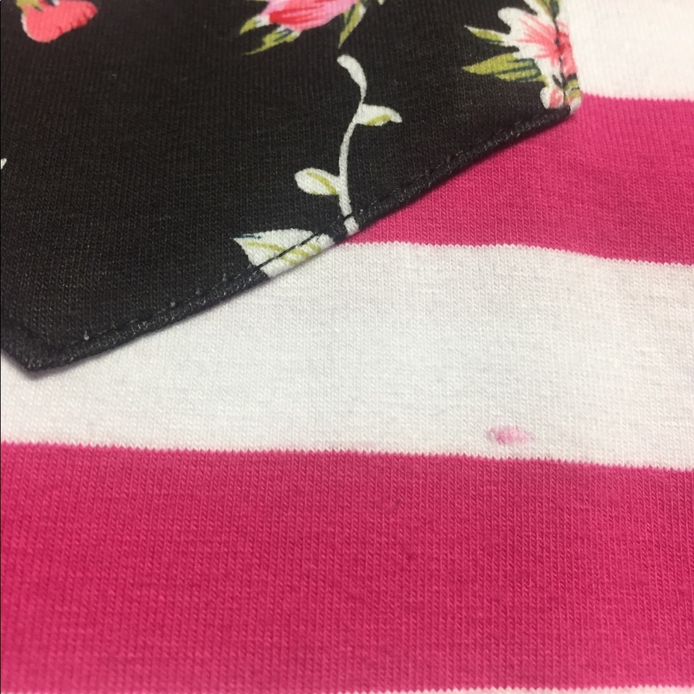 Flowers and stripes top - Picture 8 of 8