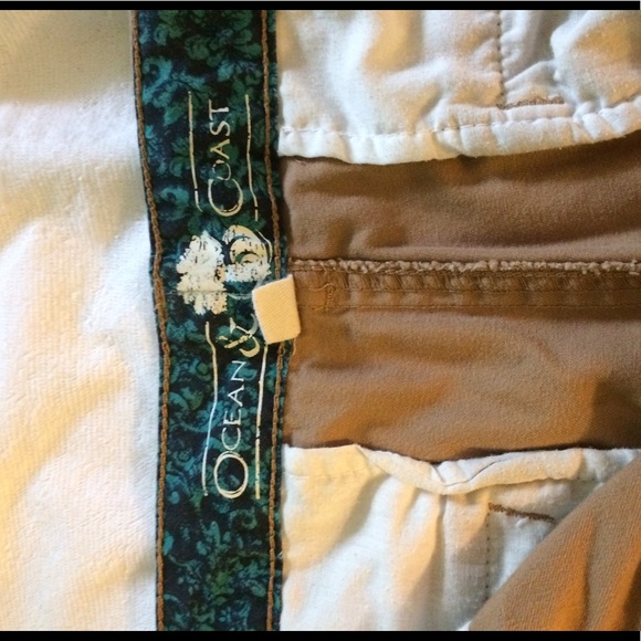Flat Front Khaki Shorts - Picture 3 of 3