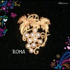 ROMA GRAPE 🍇 CLUSTER BROOCH