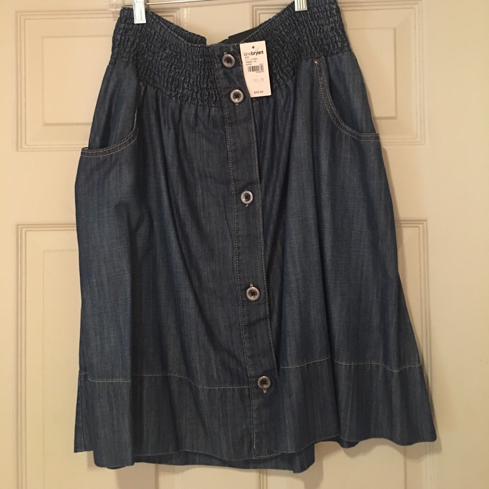 Lane Bryant denim skirt