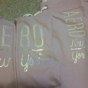 Matching aeropostale pants and jacket set