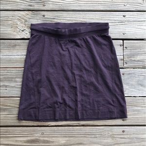 Purple Icebreaker pure merino wool skirt
