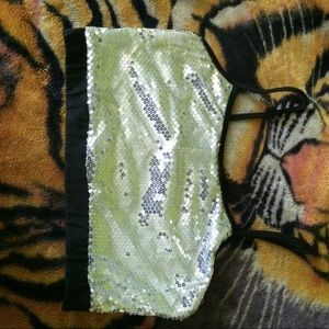 this is a sparkly crop top