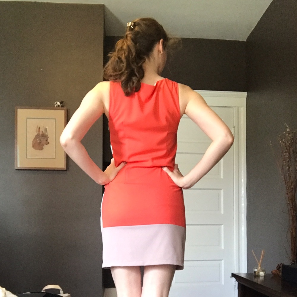 Colorblock Mod Dress - Picture 2 of 4