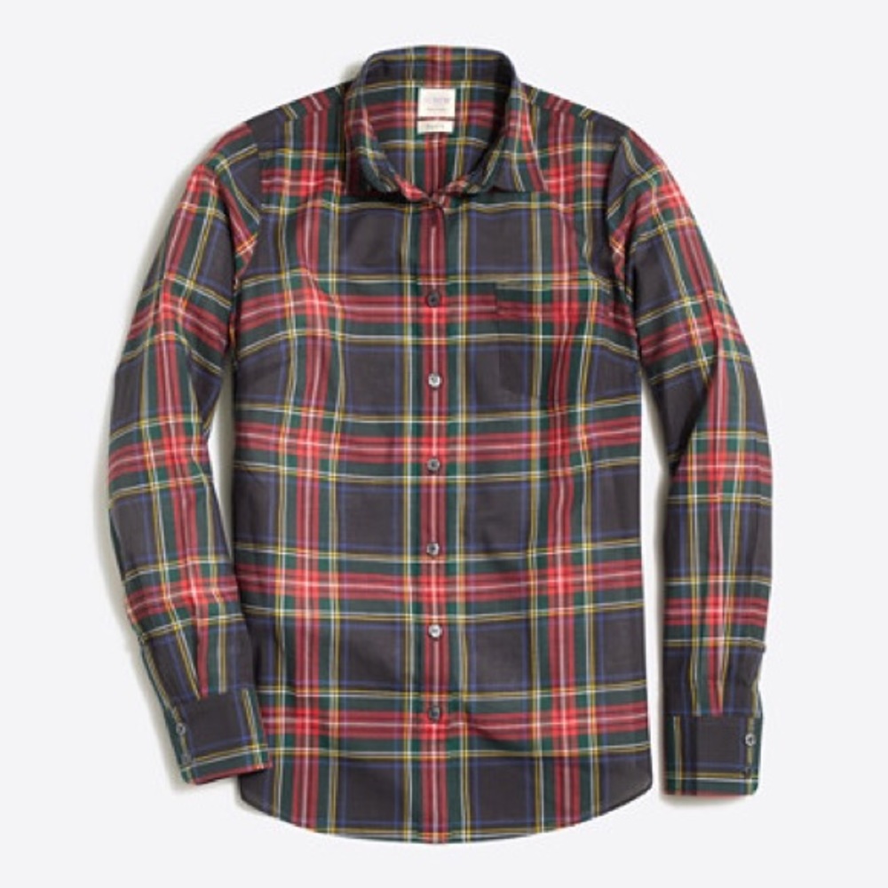 J.Crew Factory Plaid Button Down