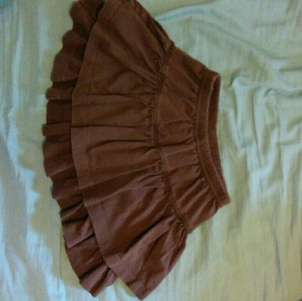 Hanna Andersson brown skirt