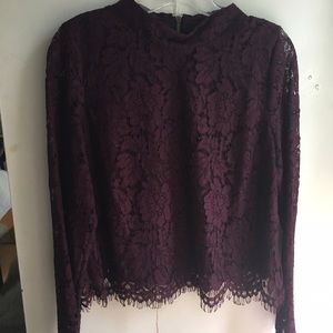 Maroon top