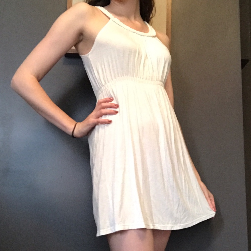 Braided Collar Toga Dress