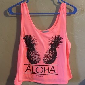Charlotte Russe Aloha tank. Medium