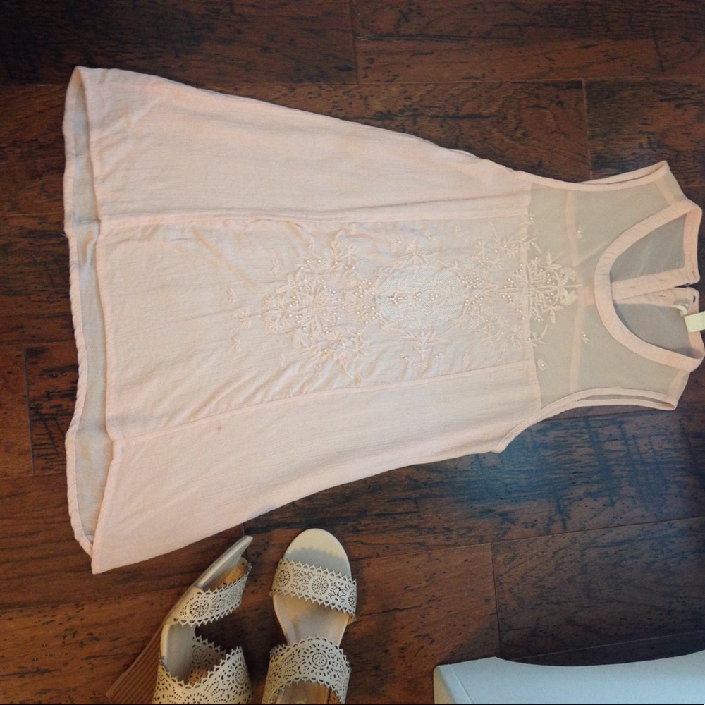 Sale!! Vintage Rose sheer beaded blouse